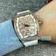 Copy Franck Muller Vanguard V45 Full Diamond Watch Rose Gold Case White Leather (6)_th.jpg